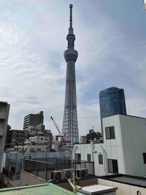 Ferienwohnung 203 Oshiage Sta 3Mins Walk! Wi-Fi Elevator 4Pax Präfektur Tokio Exterior foto