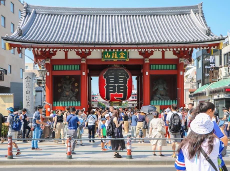Ferienwohnung 203 Oshiage Sta 3Mins Walk! Wi-Fi Elevator 4Pax Präfektur Tokio Exterior foto