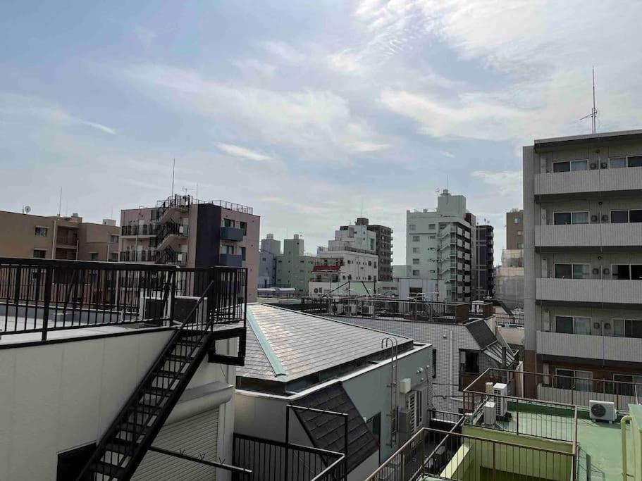 Ferienwohnung 203 Oshiage Sta 3Mins Walk! Wi-Fi Elevator 4Pax Präfektur Tokio Exterior foto